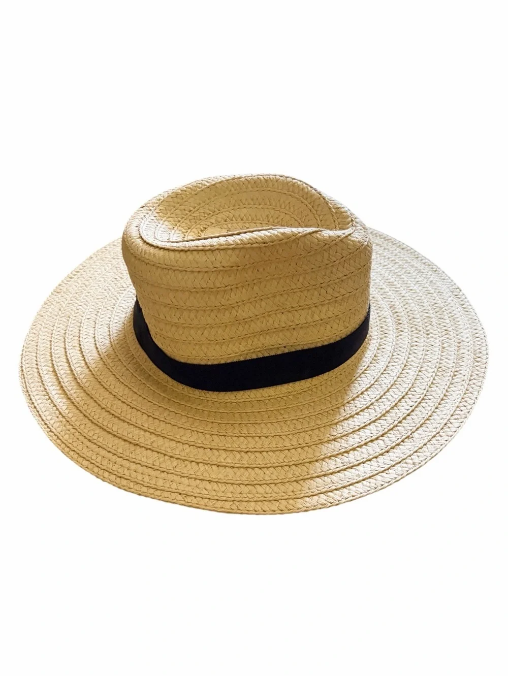 NWT Madewell Packable Straw Sun Travel Hat size M/L
